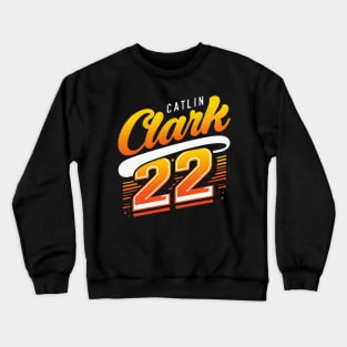 Caitlin Clark 22 Gradient colors Crewneck Sweatshirt